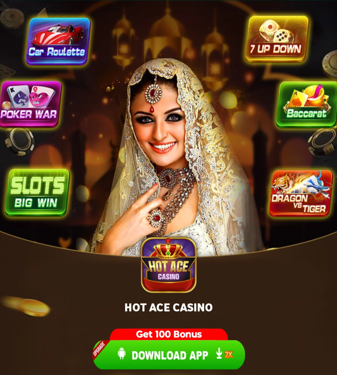 Hot Ace Casino App Banner
