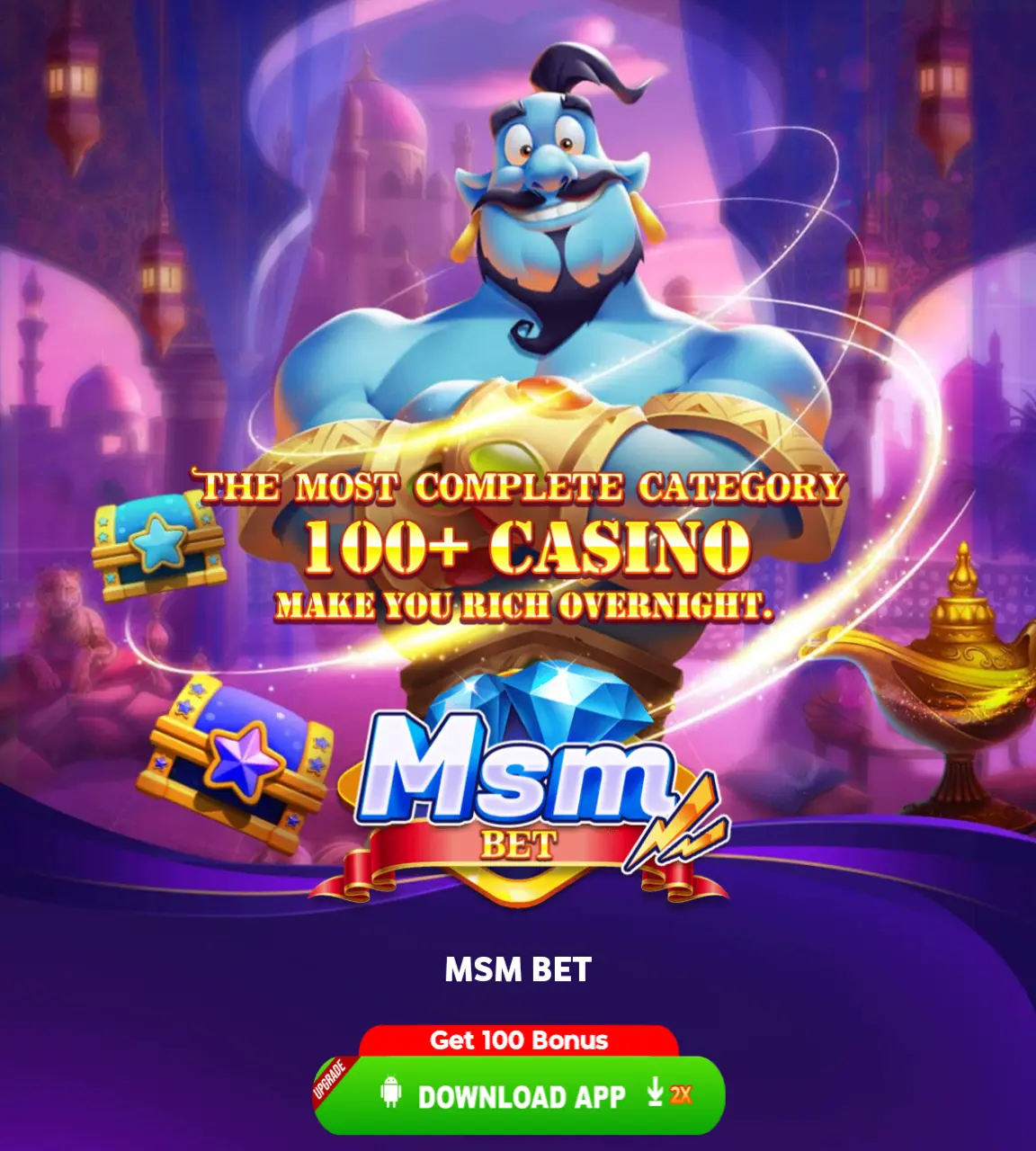MSM Bet Apk Banner